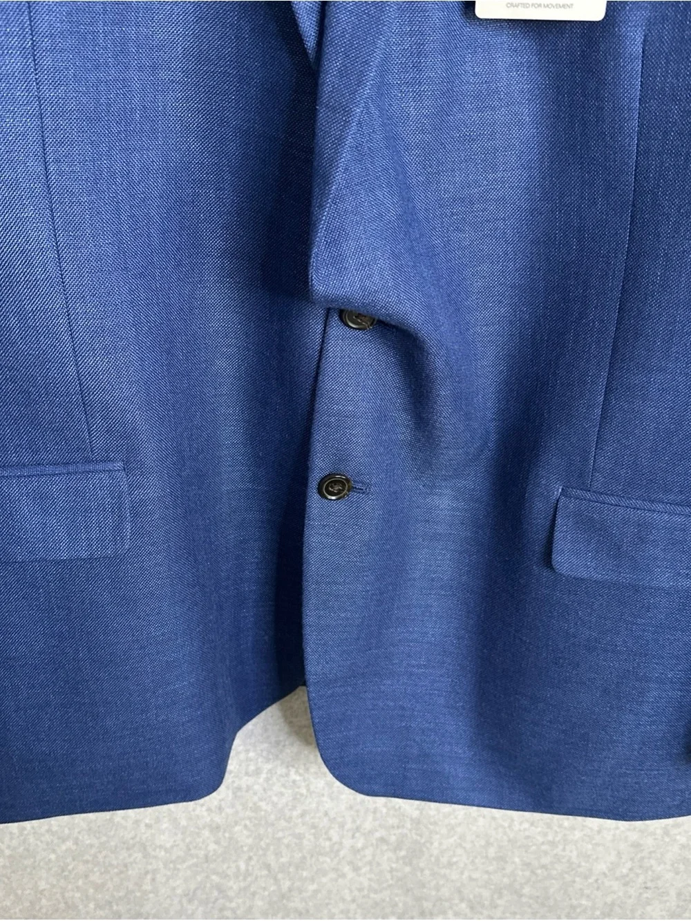 Lauren Ralph Lauren 54L Mens Blue Blazer Sport Coat Classic Fit Ultra Flex